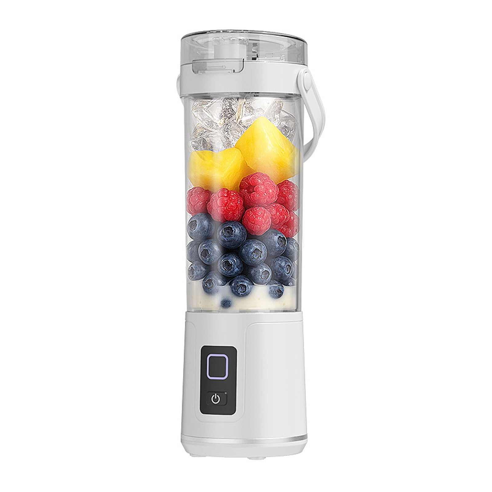 Portable Blender for Smoothies & Shakes – USB Rechargeable Mini Blender Cup, 20oz Travel Blender for Fruits, Vegetables, Ice Crushing – Cordless, BPA-Free, Dishwasher Safe, with Battery Display