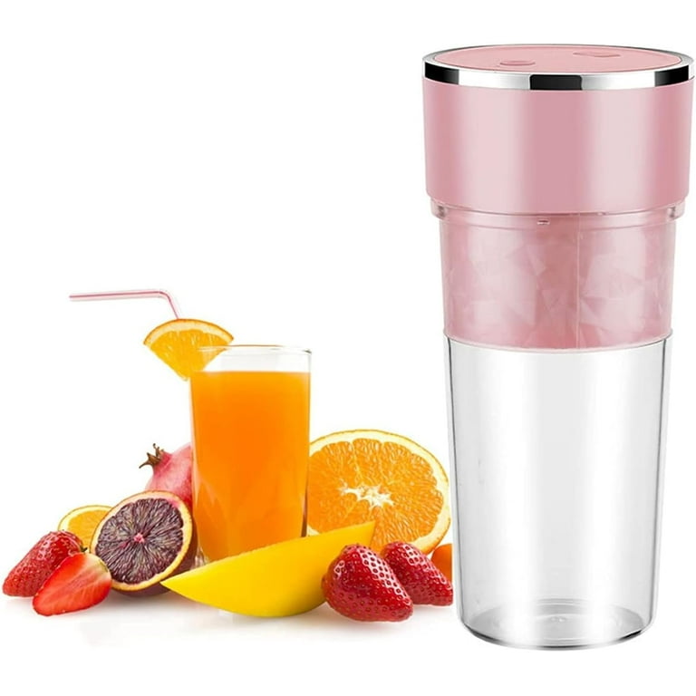 Portable Blender Travel Size, Personal Size Eletric USB Juicer Cup, Fruit,  Smoothie, Baby Food Mixing Machine With Updated 4 Blades Magnetic Secure  Switch Electric Fruit Mixer For Superb Mixing- 400Ml 
