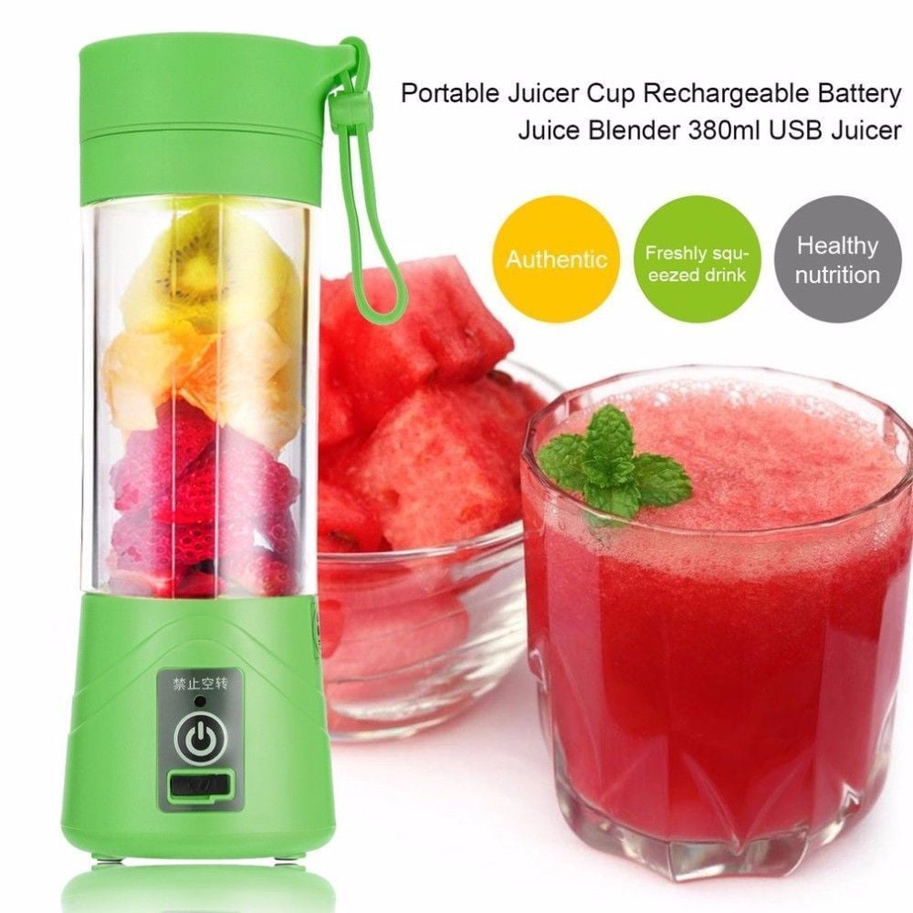 Portable Blender With USB Rechargeable Mini Kitchen Fruit Juice Mixer – RK  Blenders