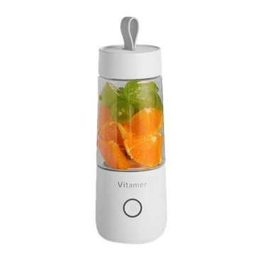 Portable Blenders, 350ml Personal Size Blender Smoothies and Shakes, Mini Blender USB Rechargeable, Handheld Blender Sports, Travel and Home Juicer Machine White