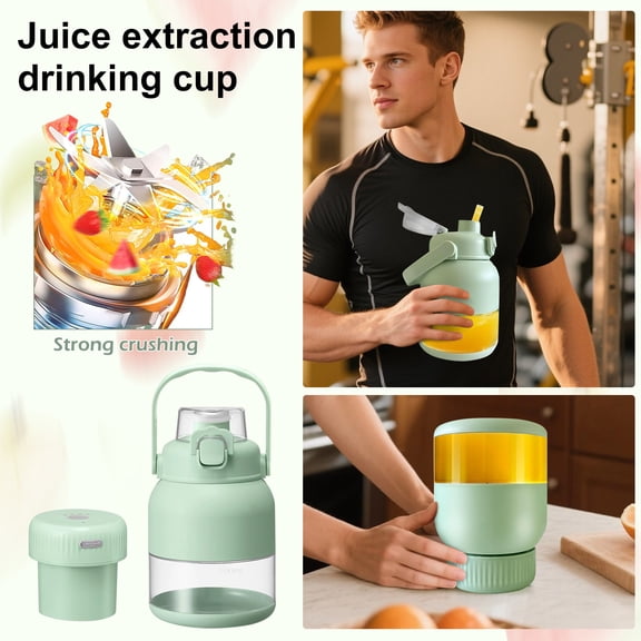 Portable Blenders Personal Blenders For Shakes And Smoothies, Rechargeable USB With Free Cup And Lid,Small Blenders Cup For Kitchen Travel Gym