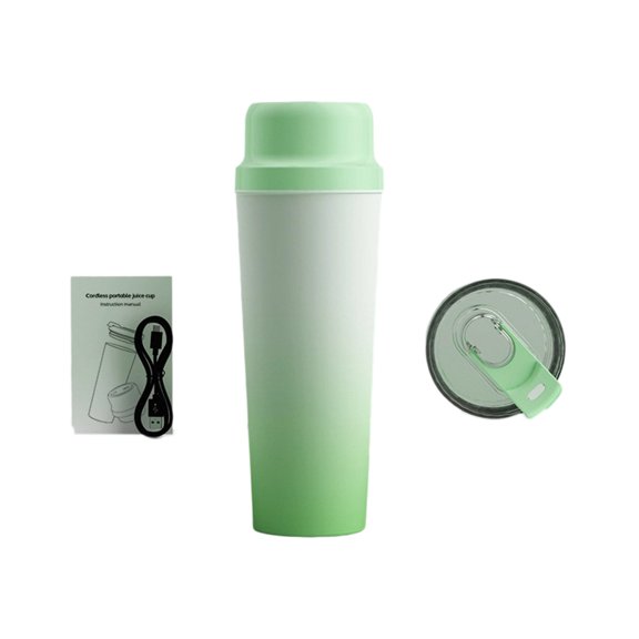 Portable Blending for Shakes and Rechargeable Fruit Mixer for Travel/Office/Gym/Sport