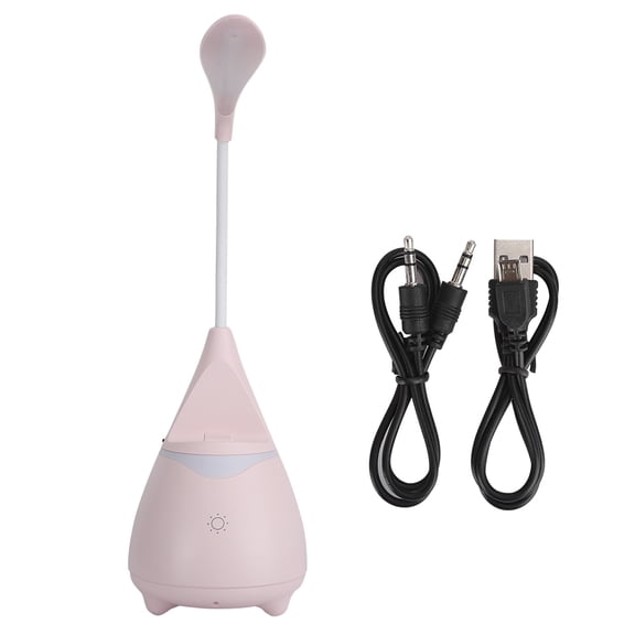 Portable Bluetooth 5.0 Speaker Wireless Stereo Audio Music Player LED Table Lights Phone Holder