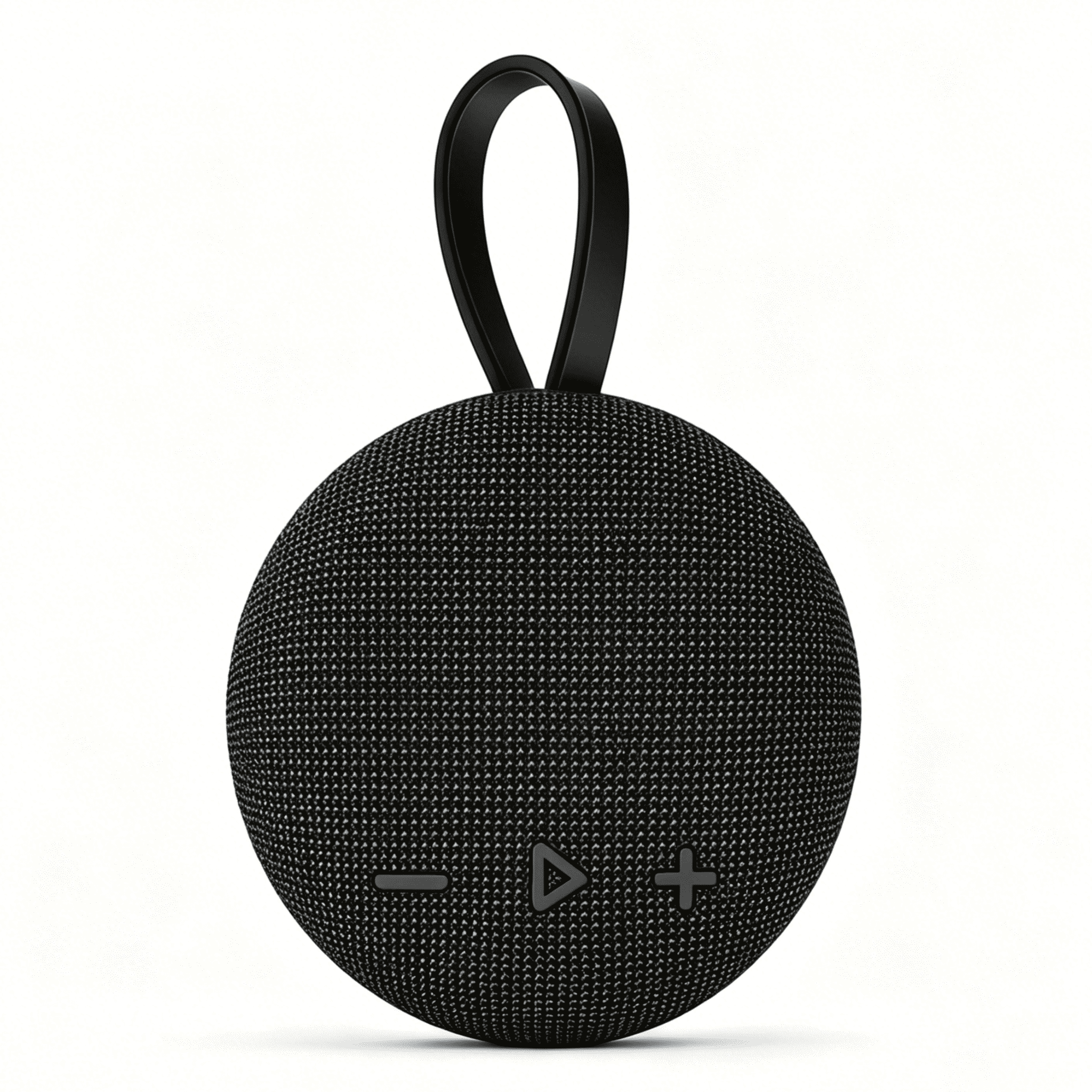 Portable Magnetic Mini Speakers, Wireless Bluetooth Speaker IPX6 Waterproof,TWS Pairing, Small Pocket Shower Speaker with Strap for Bike/Hiking/Golf/Home,Black