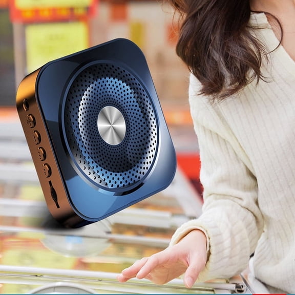 Portable Bluetooth Amplifier High Power Speaker With Wired Headset Microphone Suitable For Teaching Office