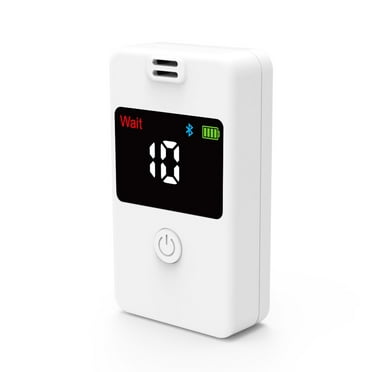 Portable Bluetooth Breathalyzer With App Non- Testing Record Videos Connect To Mobile Phones Store Data