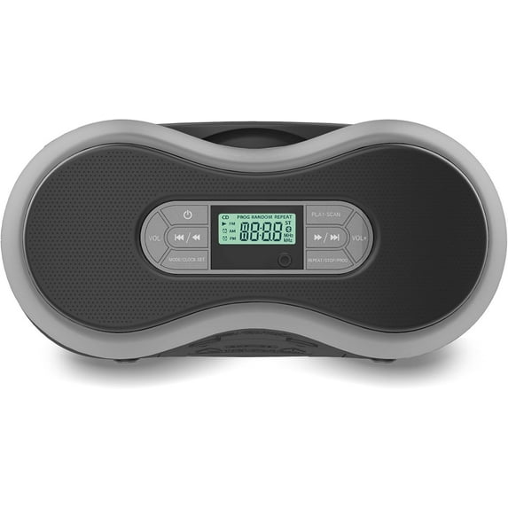 Portable Bluetooth CD Boombox with Digital FM Radio