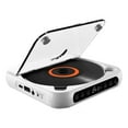thumbnail image 1 of Portable Bluetooth CD Player with Rechargeable Battery, Built-in HiFi Speakers, AUX/USB Support, Compact Design for Music Lovers White, 1 of 6