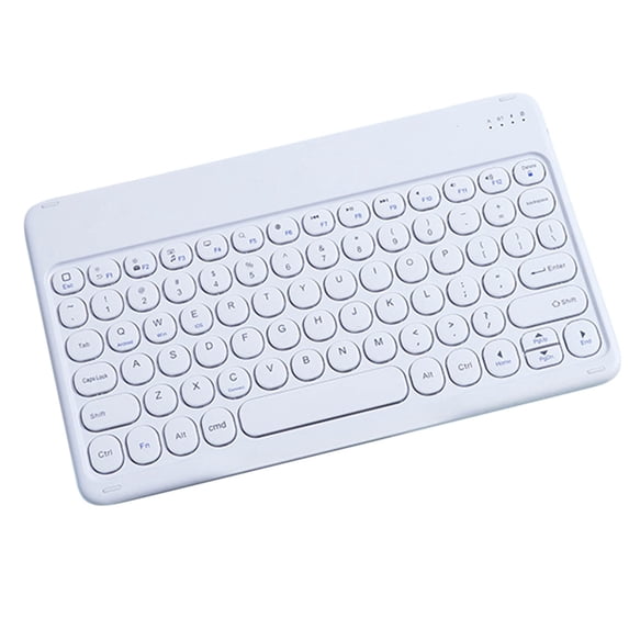 Portable Bluetooth Colorful Computer Keyboard, Wireless Mini Compact Retro Typewriter Flexible Design Keyboard