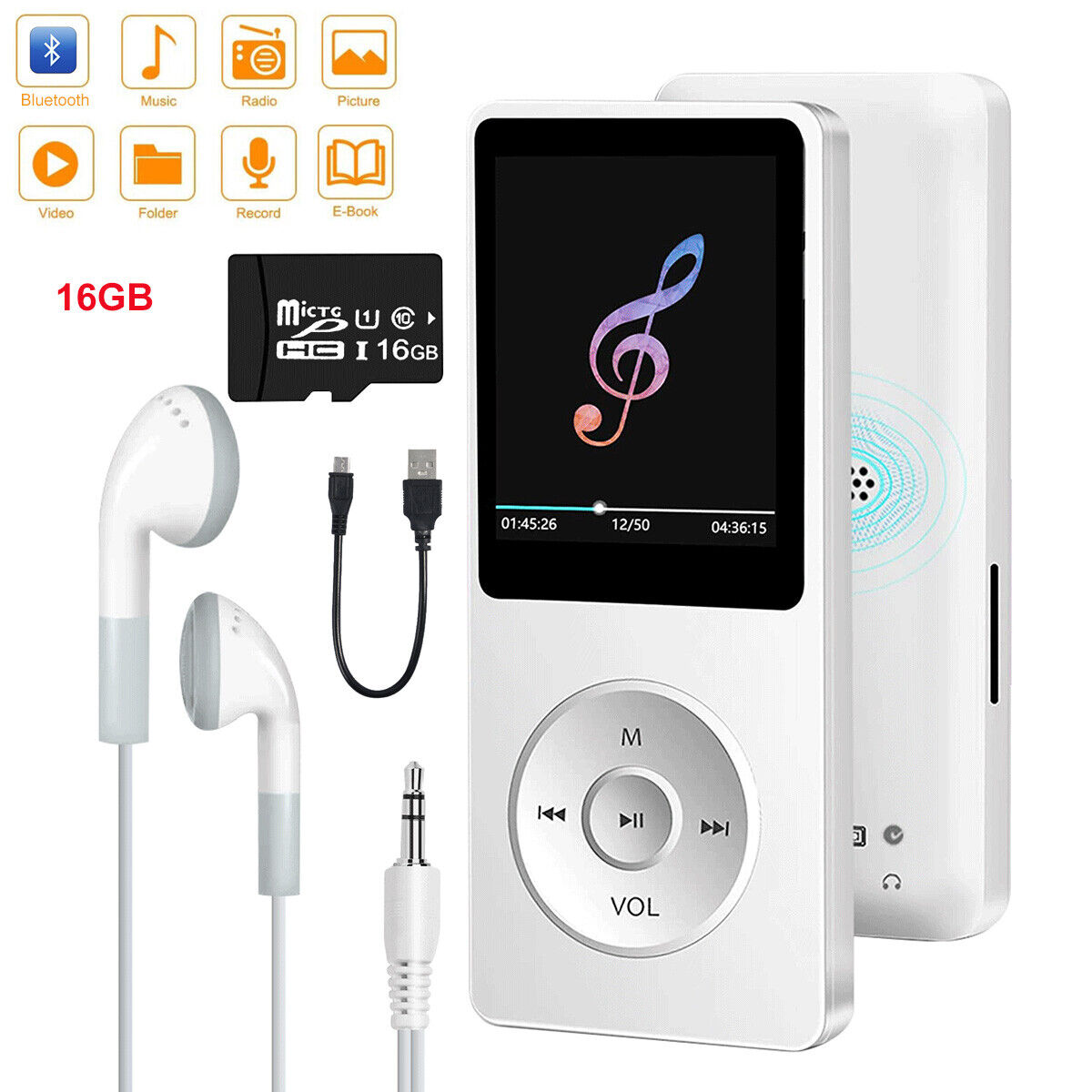 Portable Bluetooth MP3 Player HIFI Music Speakers MP4 Media Radio