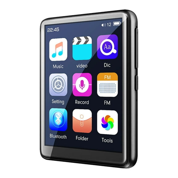 Portable Bluetooth MP4/MP3 Lossless 2.5" Full Touch Scree Music Player FM Radio Sport Support 128GB