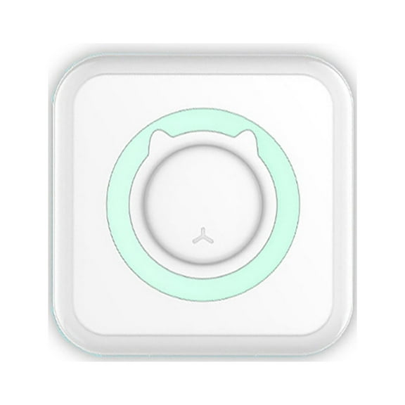 Portable Bluetooth Printer, Wireless Thermal Photo Printer for Android iOS, 57mm Mobile Phone POS Printer Inkless Instant Printing, Blue