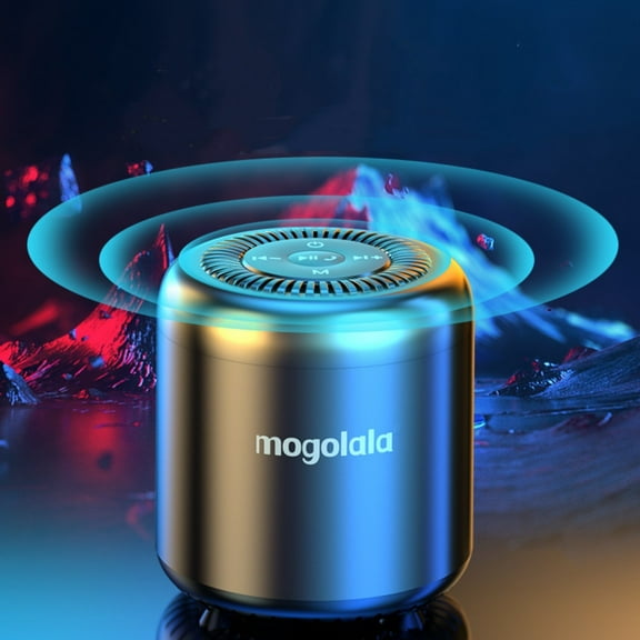 Portable Bluetooth Speaker, 12H Wireless Streaming, Noise-Cancelling Speakerphone, 5.2 Bluetooth, Hi-Fi Stereo, Support Bluetooth/TF Card/AUX, Home Outdoor Speaker