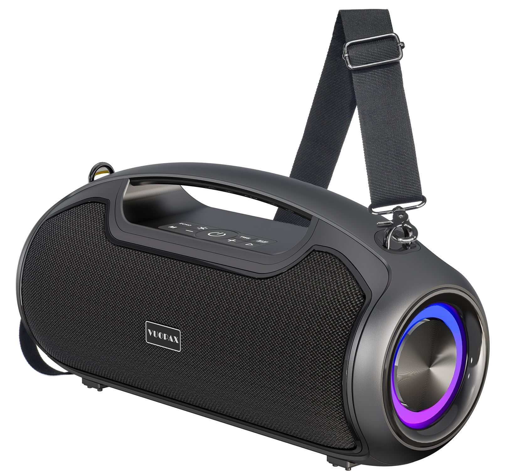 Portable Bluetooth Speaker 200W Peak Wireless, IP65 Waterproof Outdoor Speaker with Bass Boost, 24H Battery, TWS and USB/AUX/TF Input for Party