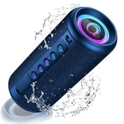 Cillso Portable Bluetooth Speaker, 2026 Bluetooth 5.4, 20W HD Stereo Sound, 20H Playtime, RGB LED Lights, IPX7 Waterproof, TWS Pairing, Wireless Outdoor Speaker for Home, Party, Camping Blue