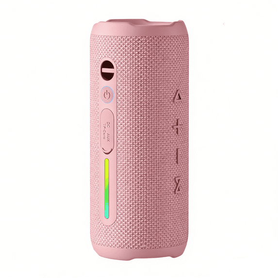 Portable Bluetooth Speaker, 24W Stereo Sound, IPX7 Waterproof, Bluetooth 5.3, RGB Lights, Dual Pairing, 30H Playtime for Outdoor Home Party