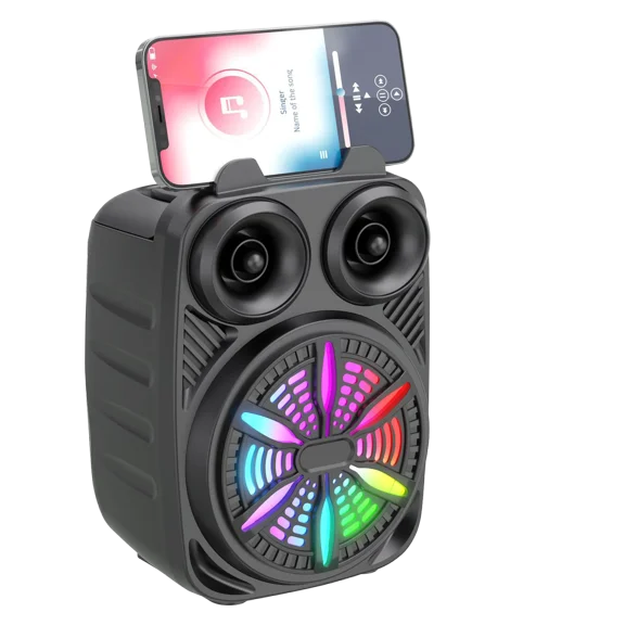 Portable Bluetooth Speaker - 500mAh High Power Sound, TF Card Karaoke & Enhanced Bass for Outdoor Dancing, Handheld Mini Subwoof