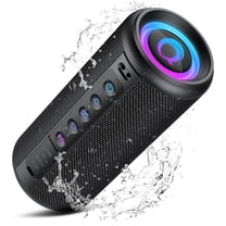Xinwld Portable Bluetooth Speaker, Bluetooth 5.4 Wireless Speaker with 20W HD Stereo Sound, 20H, IP7, LED Lights, TWS Pairing, Built-in Mic, for Gift
