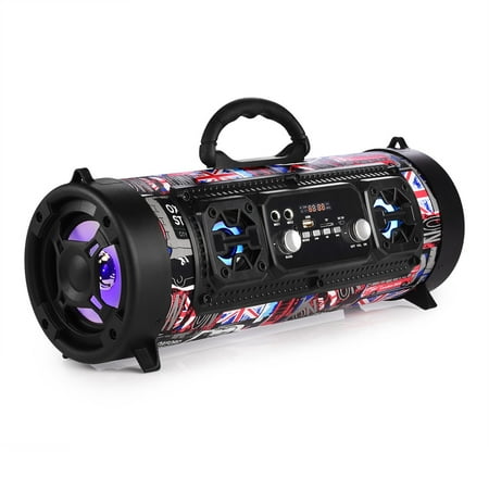 Portable Bluetooth Speaker Column Outdoor Wireless Speaker Music Stereo Subwoofer Speaker 3D Sound FM Radio