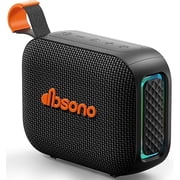 Portable Bluetooth Speaker, IPX5 Waterproof, 24H Playtime, TWS & LED Light