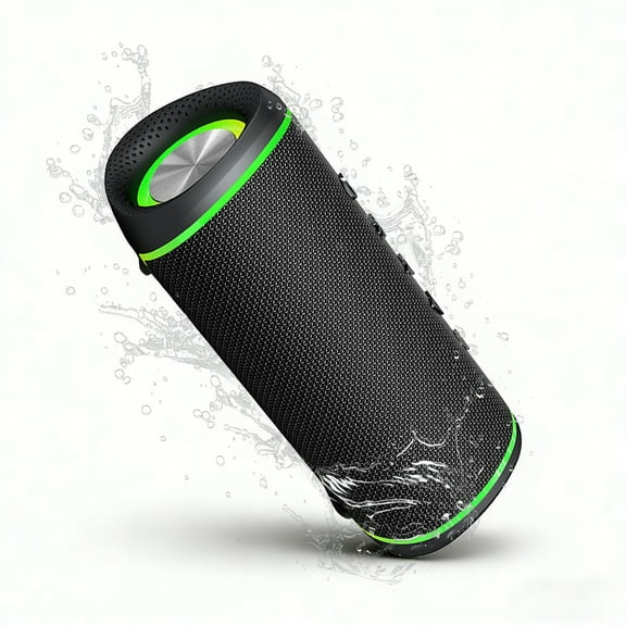 Portable Bluetooth Speaker with Stereo Sound, Wireless  Bluetooth 5.3,RGB Lights, IPX7 Waterproof, 24H Playtime, TWS Pairing for Outdoor/Home/Party/Travel