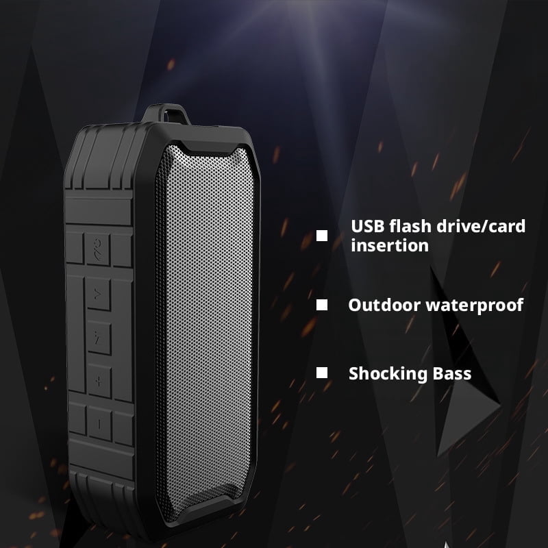 Portable Bluetooth Speaker, IPX7 Waterproof Outdoor Speaker with Loud ...
