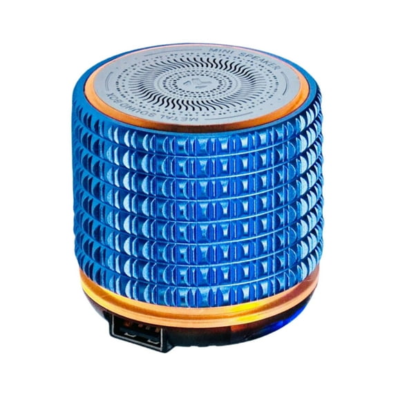 Portable Bluetooth Speaker with Lights,Powerful Crystal Clear Sound,Waterproof,All Day Playtime,TWS Paring,Small Metal Wireless Speaker for Outdoor,Gift Ideas