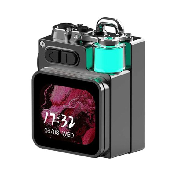 Portable Bluetooth Speaker, Metal Mini Sound Box with Bluetooth 5.4 & RGB Light, Deep Bass Outdoor Wireless Speaker for Travel & Gaming"