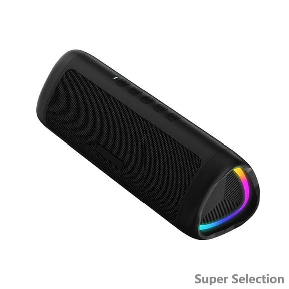 Portable Bluetooth Speaker With RGB Lights, IPX6 Waterproof Outdoor Speaker, 10W Loud Wireless Speaker With Built-in Mic For Karaoke, Party, Bluetooth 5.3, Long Playtime
