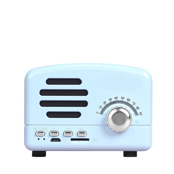 Portable Bluetooth Speaker Retro Mini Portable Wireless Bluetooth Speaker Pocket USB Music Player Subwoofer Speaker Color ,High Volume Speakers