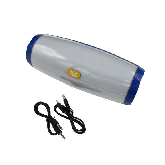 Portable Bluetooth Speaker with Rotating LED Light Pattern – Bluetooth, USB, Aux Cord & TF Card Connectivity – Outdoor Partying Music Companion