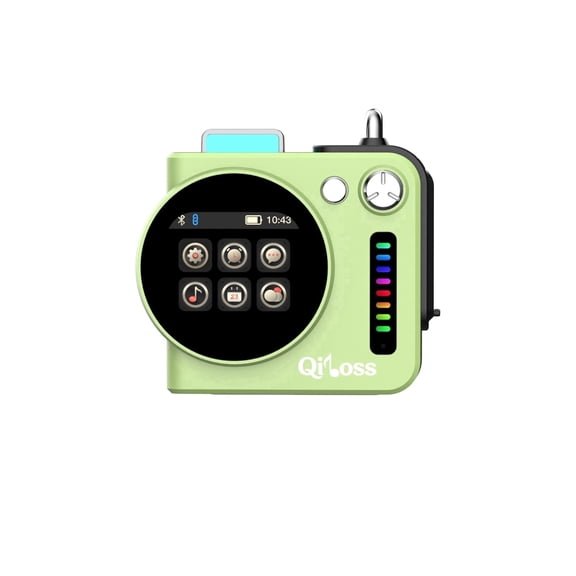 Green Portable Bluetooth Speaker Small Wireless Bluetooth 5.4 Speaker