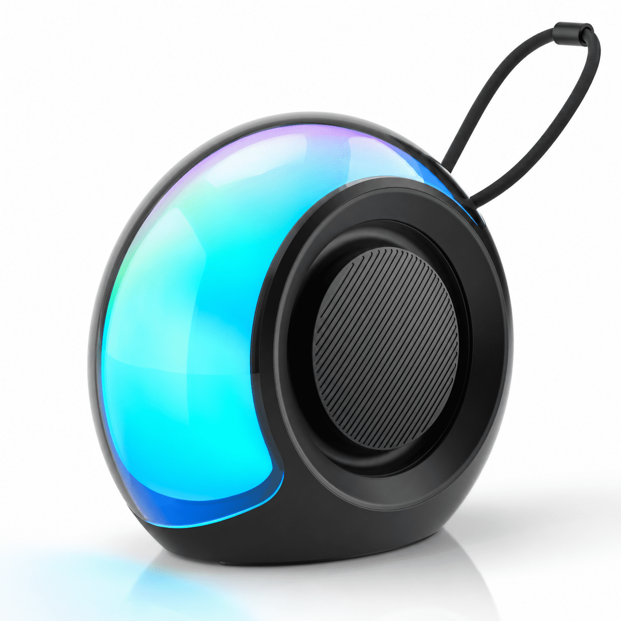 Portable Bluetooth Speaker, 20W Stereo Sound Outdoor Speakers, Party Speaker with 8 RGB Light, IPX5 Waterproof, 20H, TWS Pairing, 5 Playback Modes for Home Part
