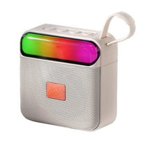 Portable Bluetooth Speaker with Stereo Sound,Waterproof Wireless Speakers,RGB LED Modes,Up to 20H Playtime,Wide Area Sound Bluetooth 5.3,TWS Pairing,for Home Bathroom Party Outdoor,Gift Ideals
