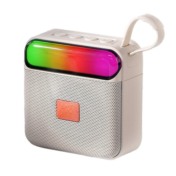 Portable Bluetooth Speaker with Stereo Sound,Waterproof Wireless Speakers,RGB LED Modes,Up to 20H Playtime,Wide Area Sound Bluetooth 5.3,TWS Pairing,for Home Bathroom Party Outdoor,Gift Ideals