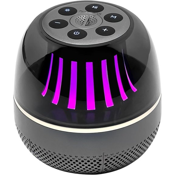 Portable Bluetooth Speaker with White Noise Machine, LED Color Lights, Aromatherapy Diffuser, Sleep Sound Machine for Sleep, Yoga, Home, Office & Bedroom, Gift for Women, Men, Kids & Friends
