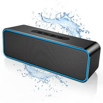 Portable Bluetooth Speaker, Wireless Speaker with 10W Loud Stereo Sound, Outdoor Speakers with Bluetooth 5.0, 30H Playtime,66ft Bluetooth Range, Dual Pairing for Home,Party