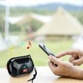 thumbnail image 1 of Portable Bluetooth Speaker, Wireless Speaker, IPX5 Waterproof, LED Lights, FM Radio, TF Card/AUX Support, 10H Playtime, 5W Bass, Outdoor Speaker, for Camping Beach Party, HD Sound, 1 of 6
