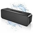 thumbnail image 1 of Portable Bluetooth Speaker, Wireless Speaker with Loud Stereo Deep Bass Sound, Outdoor Speakers with Bluetooth 5.0, 6H Playtime,66ft Bluetooth Range, Dual Pairing for Home,Party, 1 of 7
