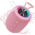 thumbnail image 1 of Portable Bluetooth Speaker, Wireless Speaker with Multi LED Light Dynamic Modes, BT5.3, IPX6 Waterproof, 16H Playtime, 20W Bass Diaphragms, Supports FM Mode, TF, USB for Home, Outdoor, Beach, Party, 1 of 7