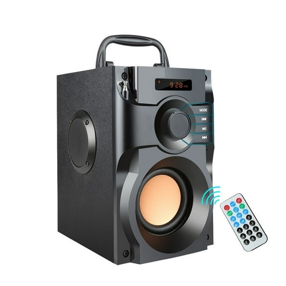Portable Bluetooth Speaker Wireless Stereo Subwoofer Bass Speakers Column Support FM Radio USB Remote Control