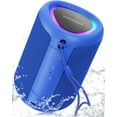 Portable Bluetooth Speaker With Lights, Powerful Crystal Clear Sound