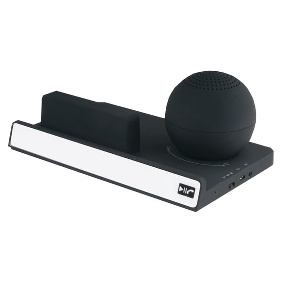 Supersonic Portable Bluetooth Speaker with Stand-Black