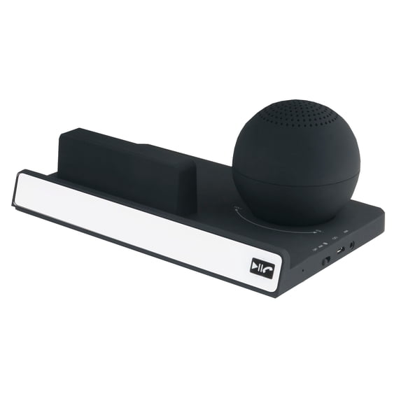 Supersonic Portable Bluetooth Speaker with Stand-Black