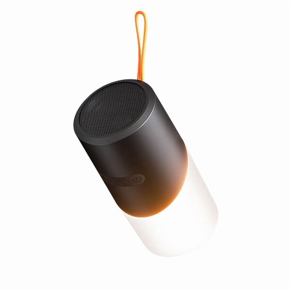 Portable Bluetooth Speaker with LED Ambient Light, TF Card Playback, Lanyard, 1 Pack