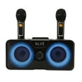 thumbnail image 1 of Portable Bluetooth Speaker with LED Lights, Karaoke Machine with 2 Wireless Microphones for Kids Adults, 1 of 8