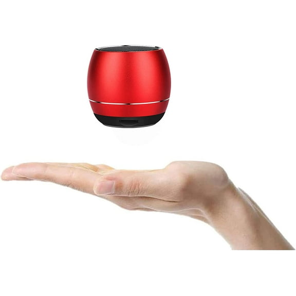 Portable Bluetooth Speakers,Outdoors Wireless Mini Bluetooth Speaker with Built-in-Mic,Handsfree Call,TF Card,HD Sound and Bass for iPhone Ipad Android Smartphone and More (Red)