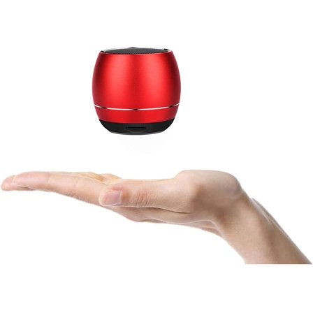 Portable Bluetooth Speakers,Outdoors Wireless Mini Bluetooth Speaker with Built-in-Mic,Handsfree Call,TF Card,HD Sound and Bass for iPhone Ipad Android Smartphone and More (Red)