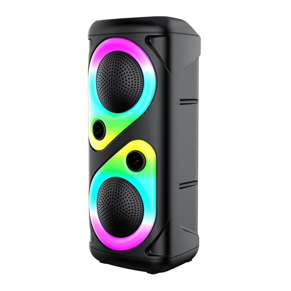 Portable Bluetooth Speakers RGB Colorful High Battery Low Latency Bluetooth Multifunctional Wide Area Sound Effect 5.2 Bluetooth Speaker for Home Party Outdoor Birthday Gifts