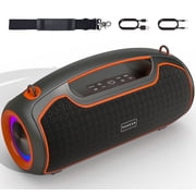 Portable Bluetooth Speaker 200W Peak,IP65 Waterproof Outdoor Wireless Speaker with 24H Playtime,Deep Bass,TWS and USB/AU